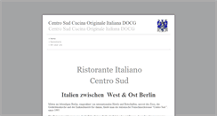 Desktop Screenshot of centrosud.de