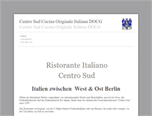 Tablet Screenshot of centrosud.de